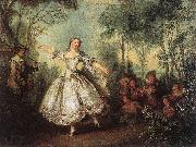 Nicolas Lancret Mademoiselle de Camargo Dancing oil